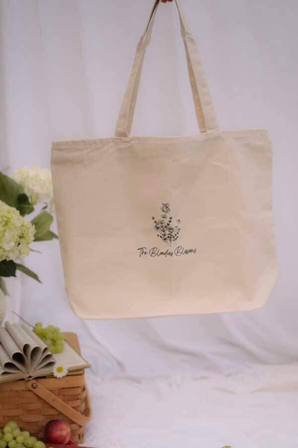 Embroidered Tote Bag